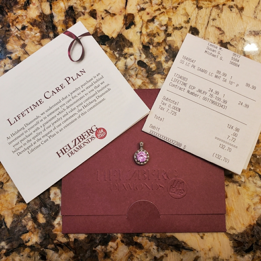 Pink Sapphire Pendant